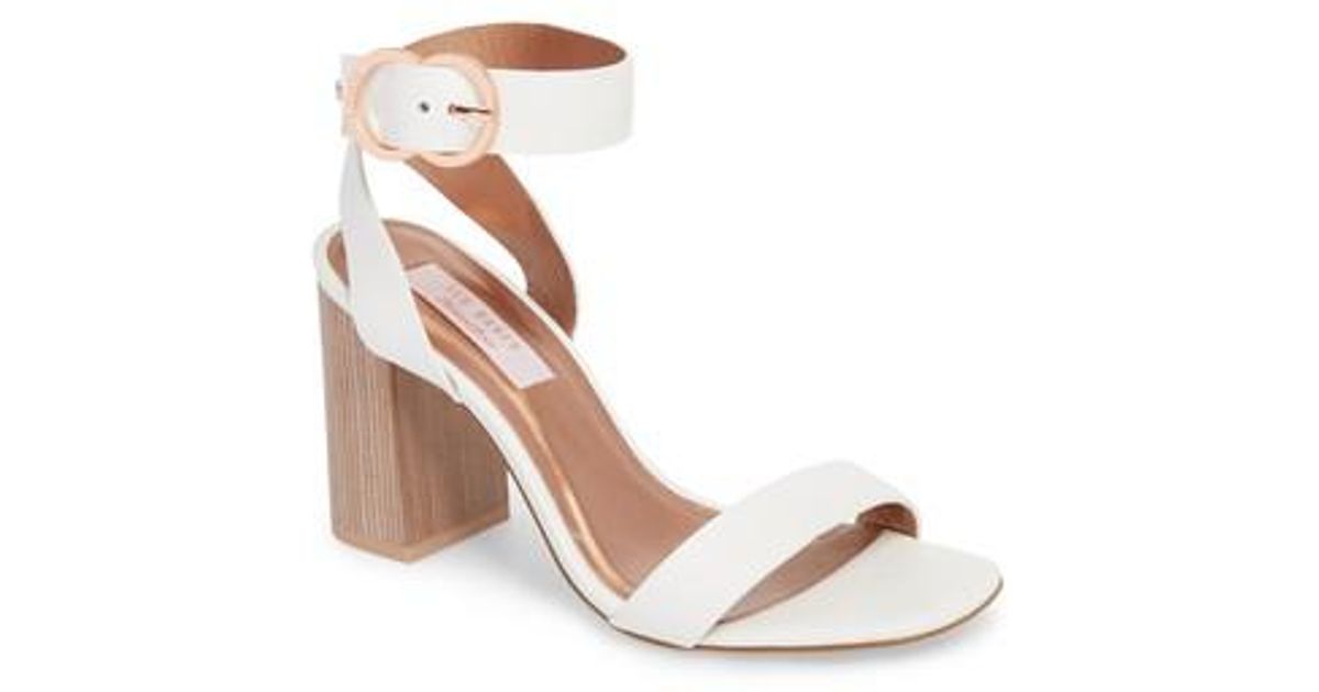 ted baker white sandals