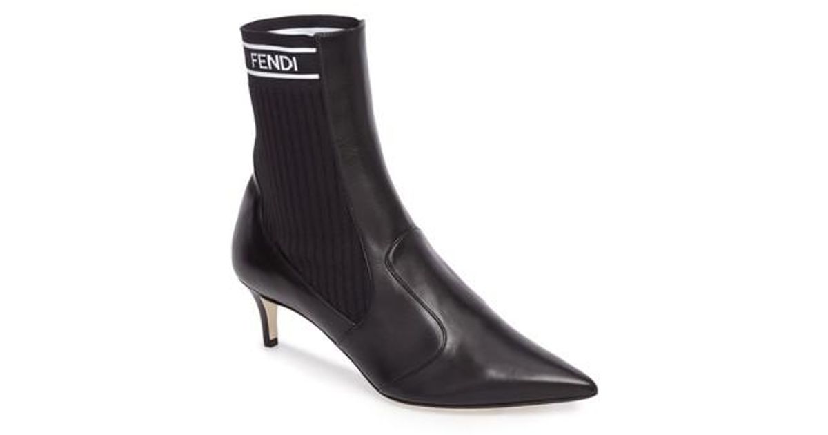 rockoko chelsea sock combat boot fendi