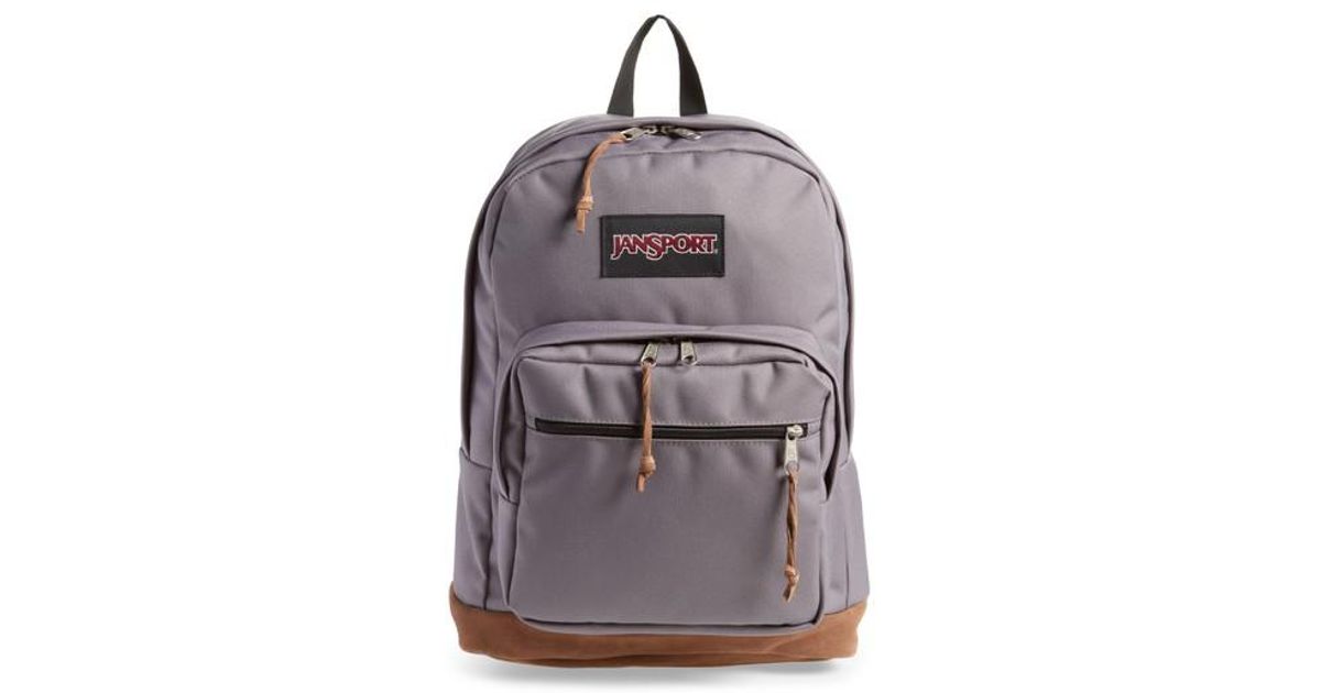 jansport right pack grey horizon
