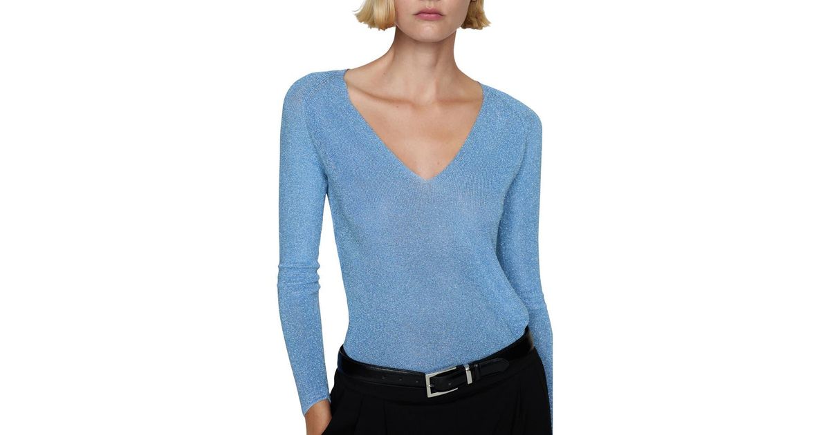 Mango blue jumper hotsell