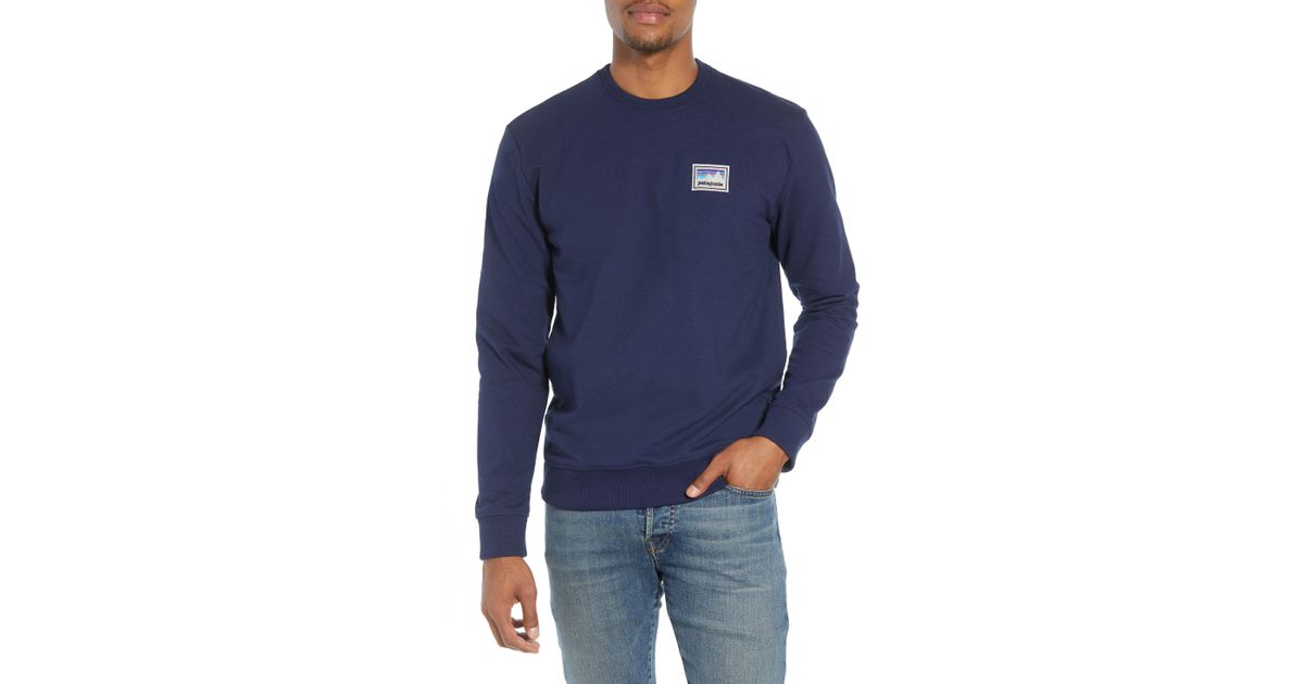 m's shop sticker patch uprisal crew sweatshirt