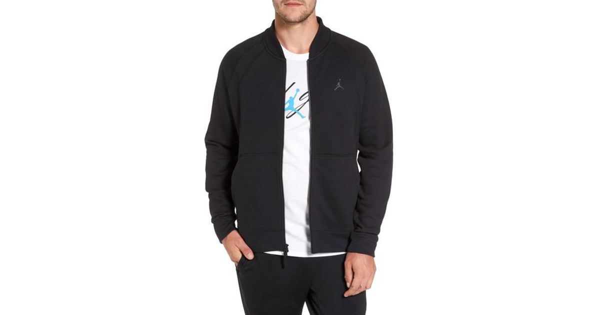 jordan wings fleece bomber jacket