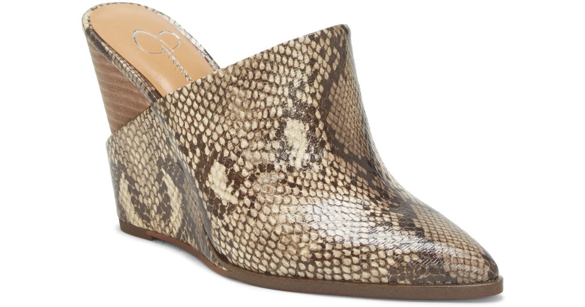 jessica simpson helio wedge mule
