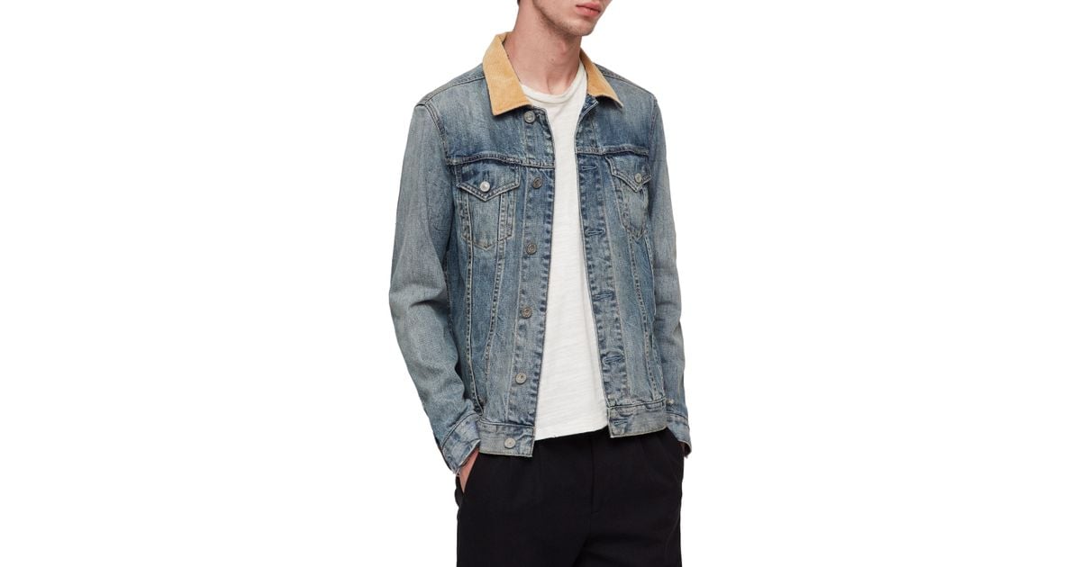 all saints dexter denim jacket