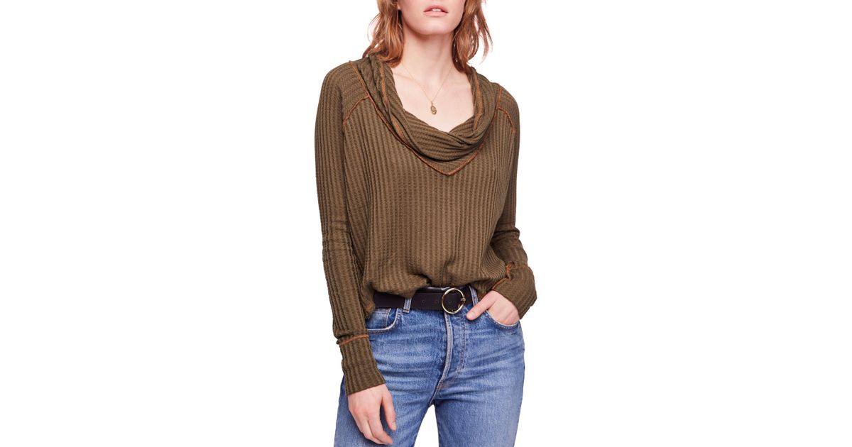 free people wildcat thermal top