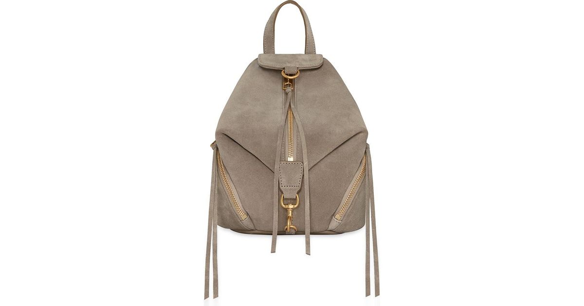 Rebecca Minkoff Mini Julian Convertible Suede Backpack in 