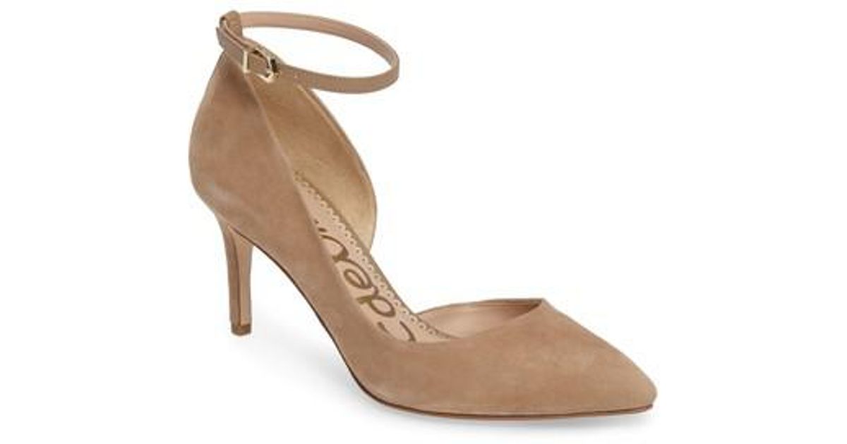 sam edelman ankle strap pump