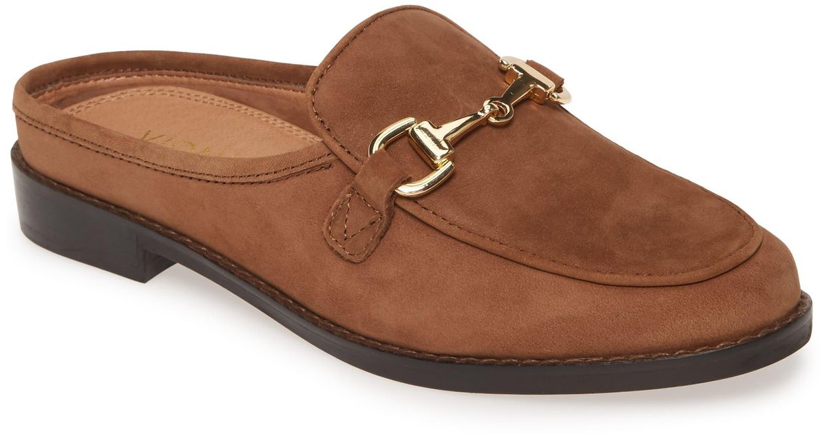 Vionic Salie Mule in Toffee Nubuck Leather (Brown) - Lyst