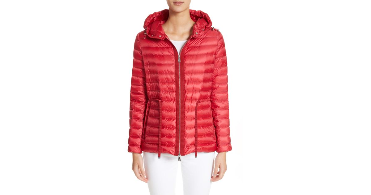 moncler raie hooded down jacket