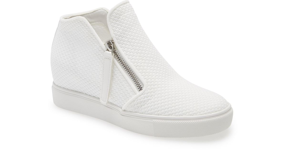 steve madden wedge high top sneakers
