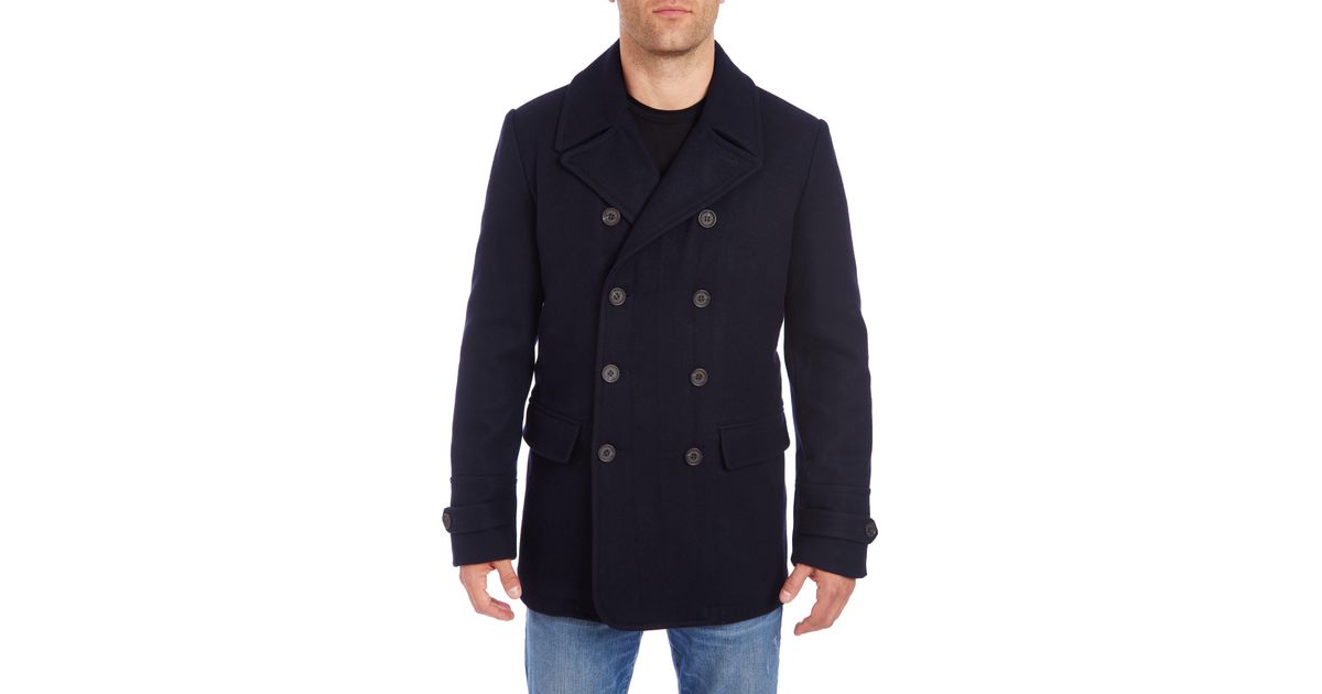 water resistant peacoat