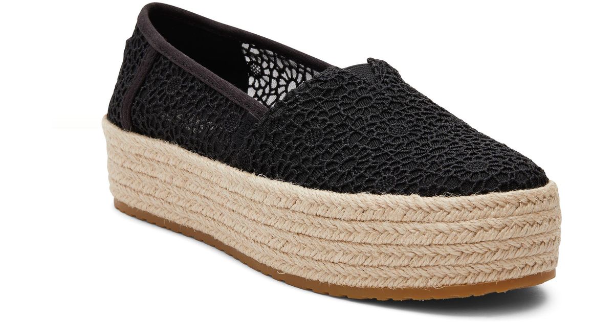 toms espadrilles platform