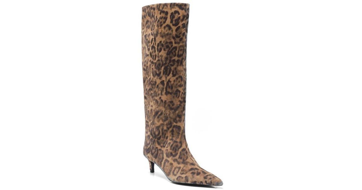 Free People Kiki Knee High Boot in Brown | Lyst