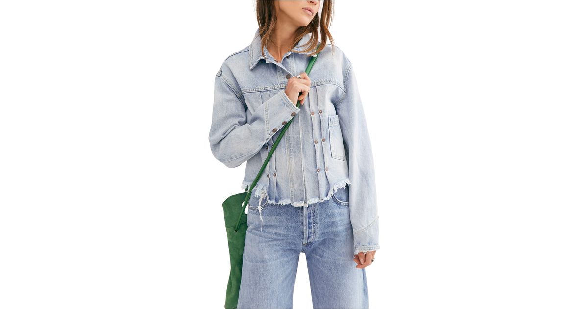 free people dillon denim jacket