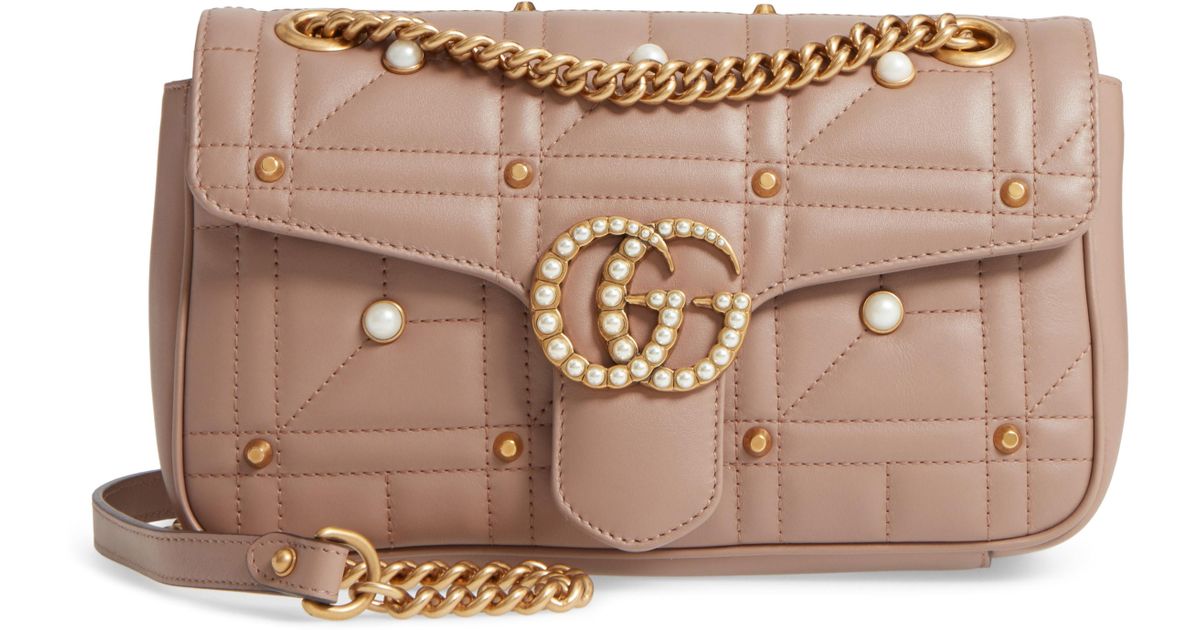 gucci pearl marmont bag