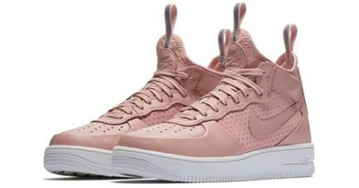 nike air force 1 ultraforce mid women's pink