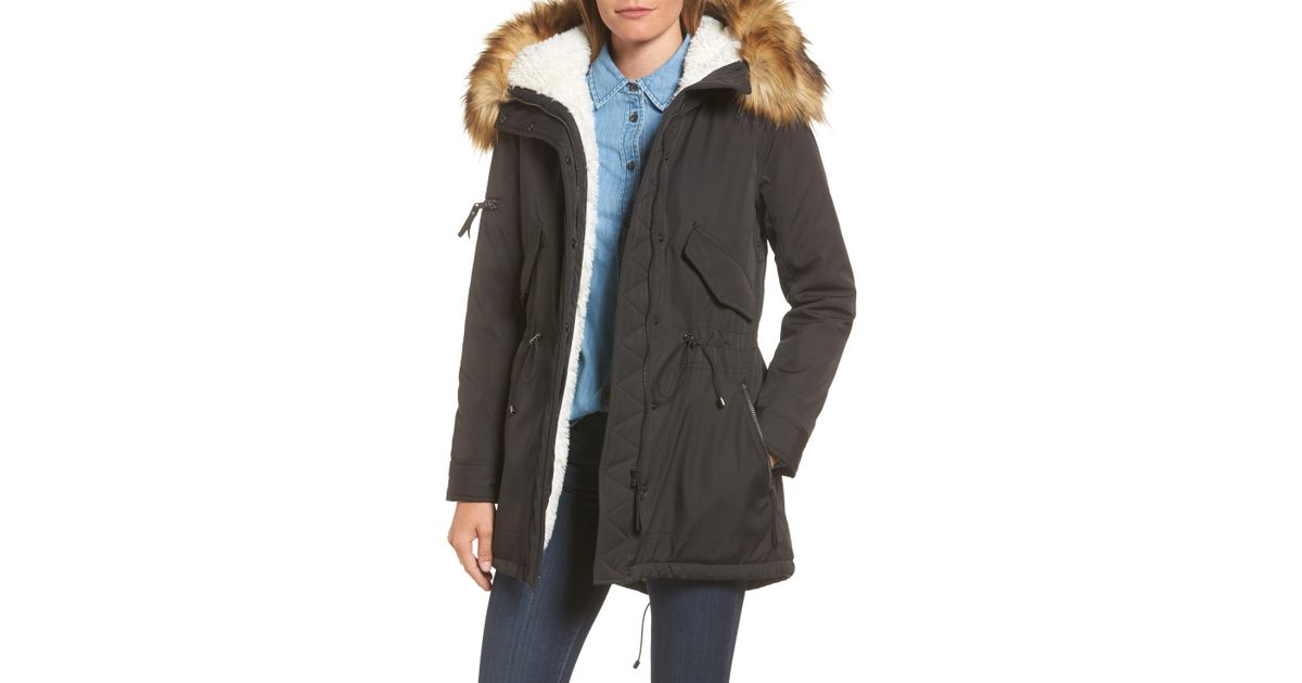 s13 canyon faux fur anorak