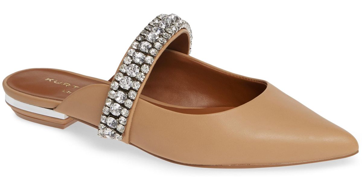princely crystal embellished mule