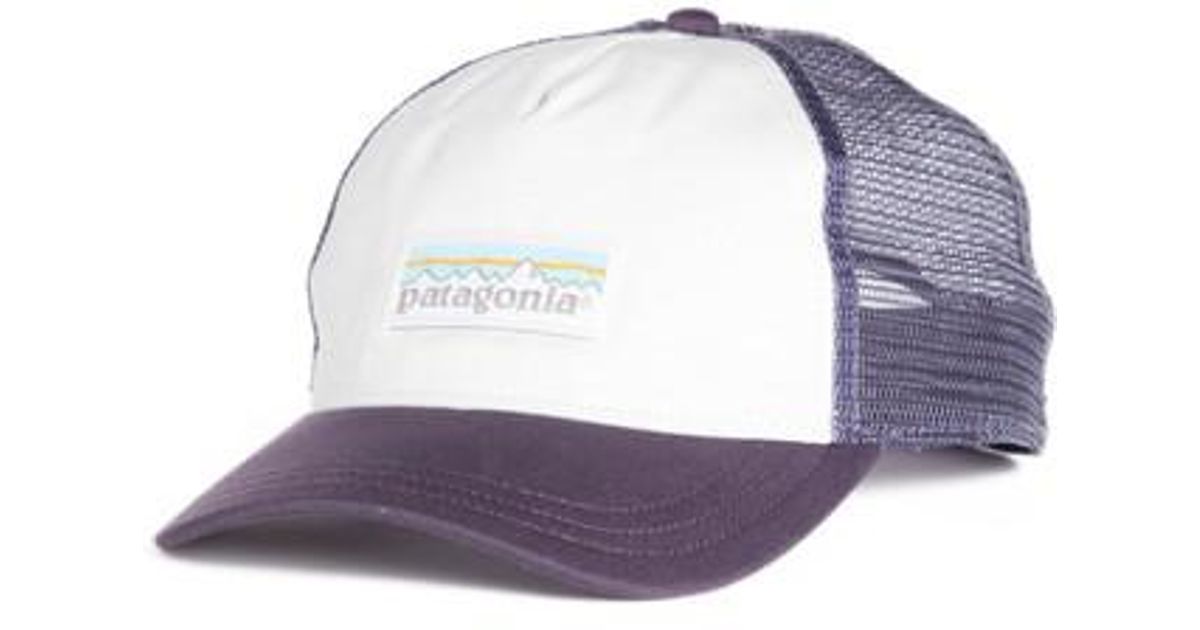 purple patagonia hat
