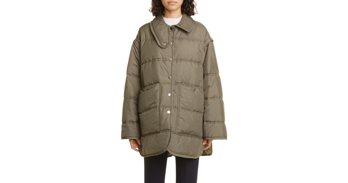 A.L.C. Huxley Quilted Jacket in Green Lyst
