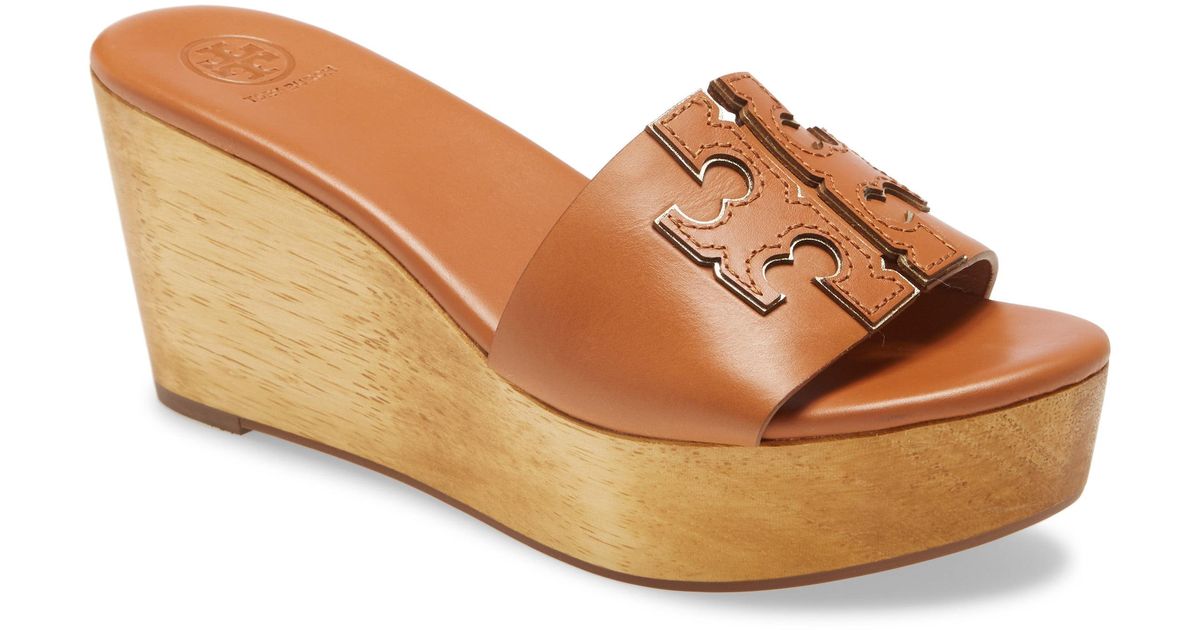 tory burch ines mid heel slide