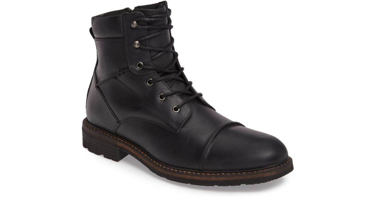 derek cap toe boot