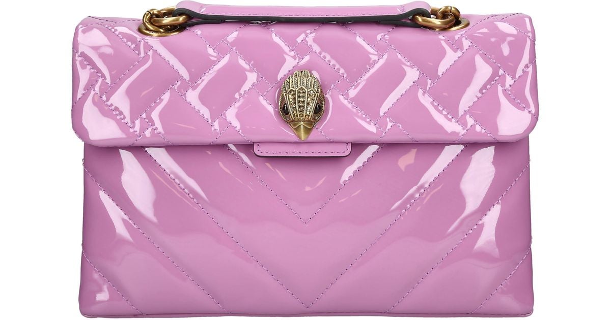Kurt Geiger Kensington Leather Convertible Shoulder Bag in Purple Lyst