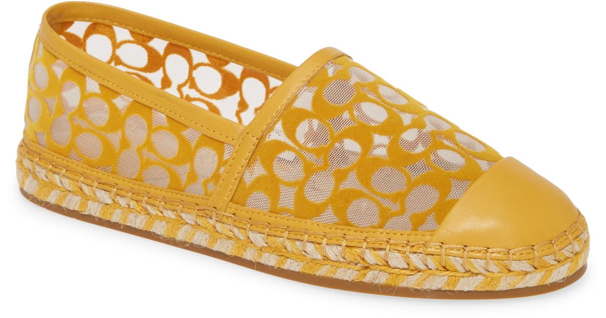 cleo espadrille flat coach