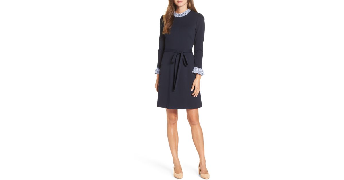 1901 ruffle sleeve dress