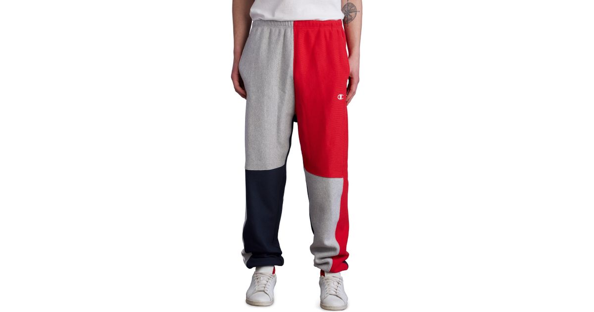 champion colorblock sweatpants