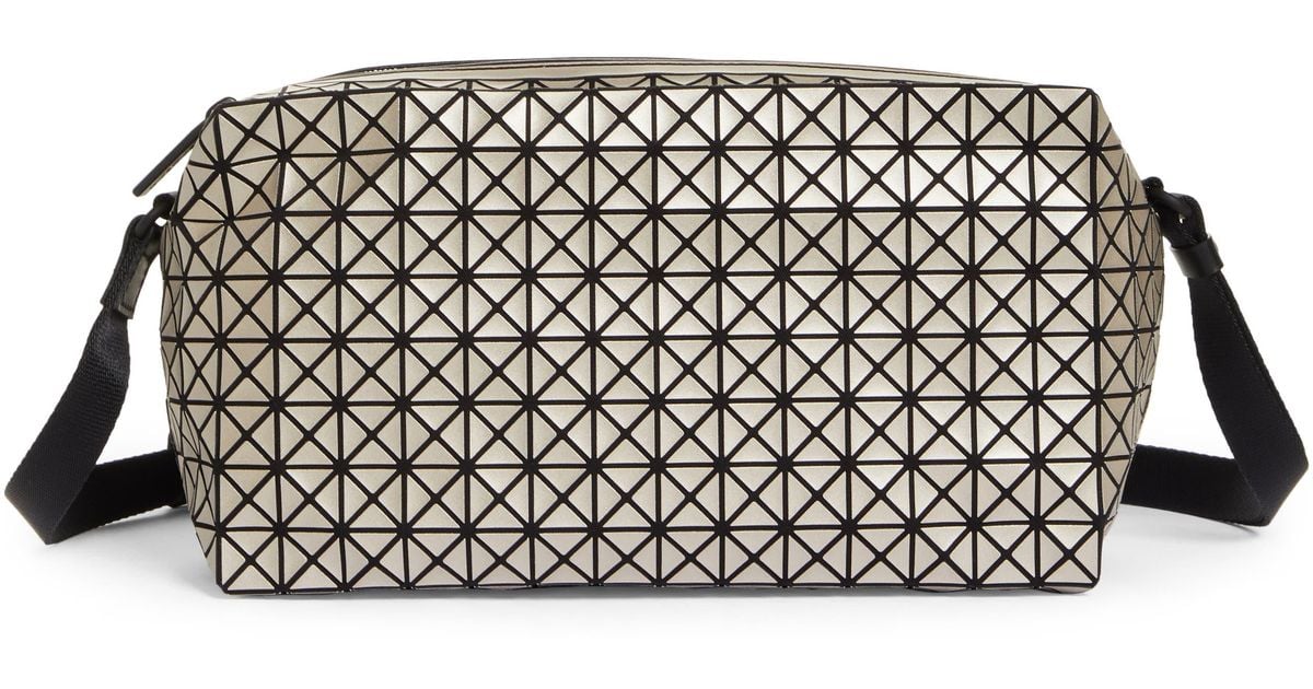 Bao Bao Issey Miyake Prismatic Print Crossbody Saddle Bag in Gray Lyst