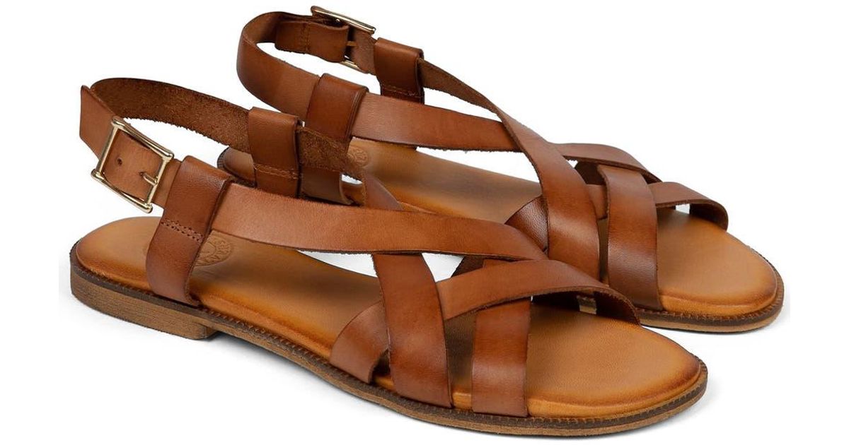Penelope Chilvers Buttercup Slingback Sandal in Brown | Lyst