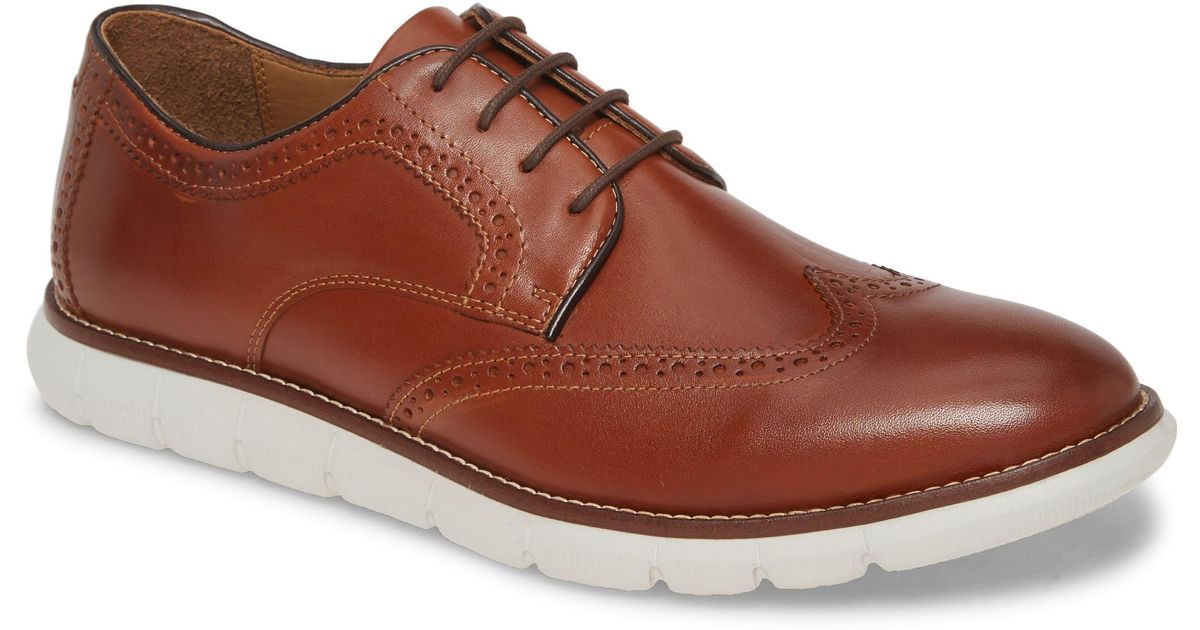 johnston and murphy brown wingtips