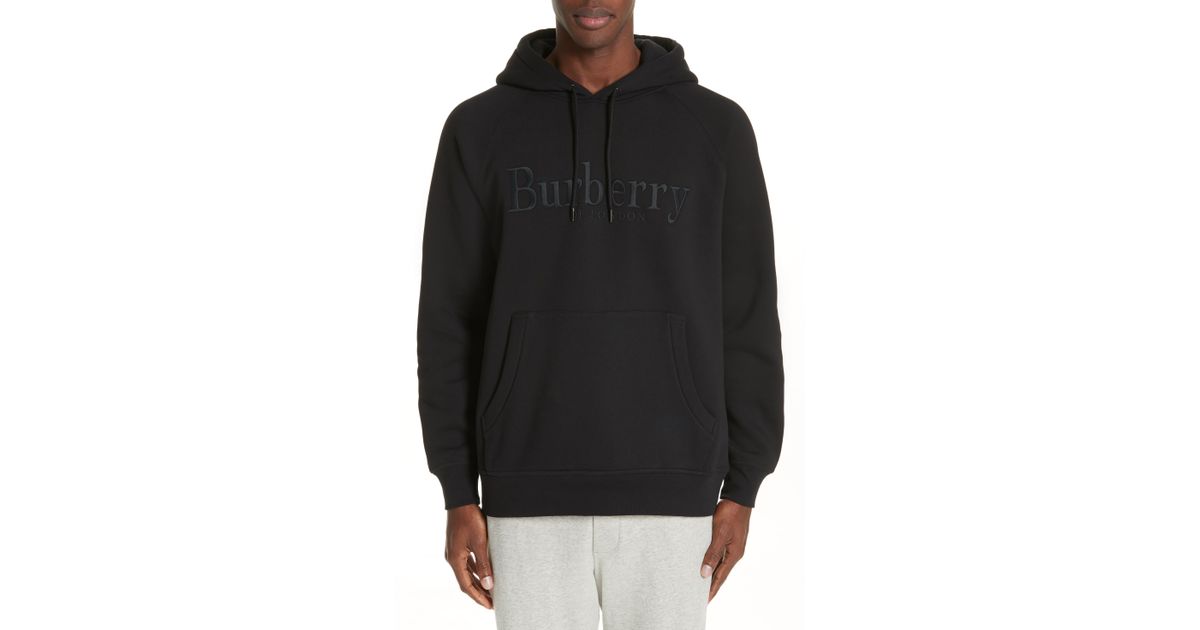burberry clarke logo hoodie