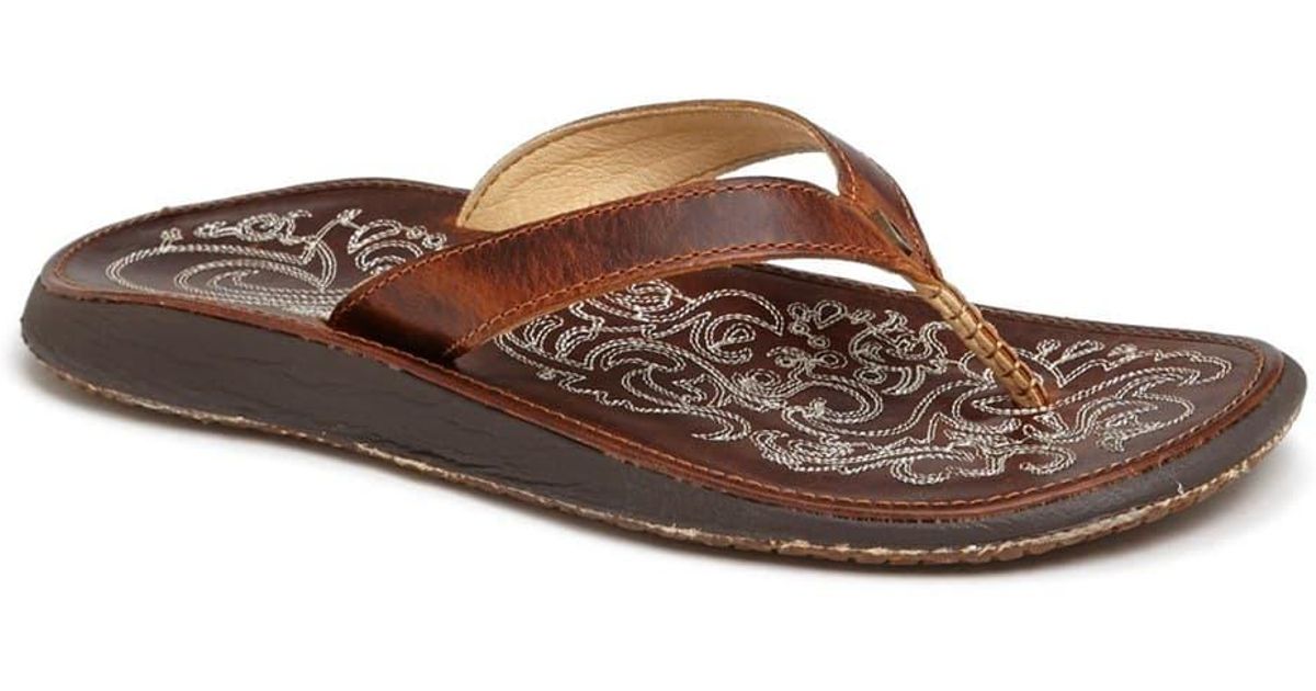 olukai women's paniolo thong sandals
