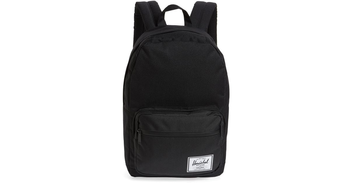 herschel pop quiz black grid