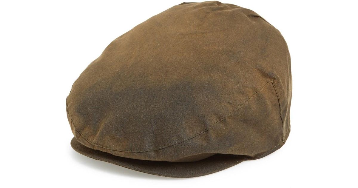 Barbour Waxed Cotton Driving Cap in 