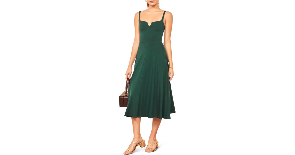 zarina notch neck dress