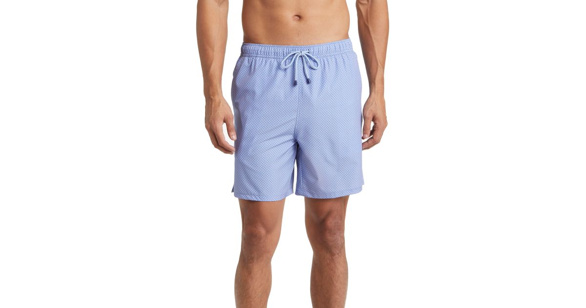 Peter Millar Tulum Swim Trunks in Blue for Men Lyst