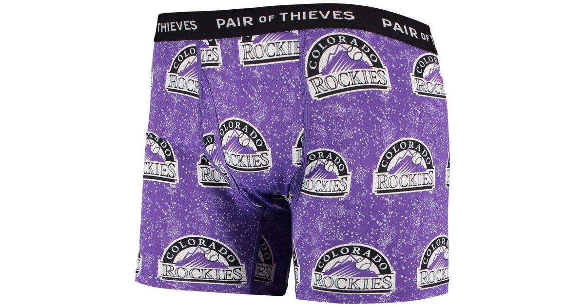 Pair of Thieves /purple Colorado Rockies Super Fit 2-pack Boxer Briefs Set  At Nordstrom for Men
