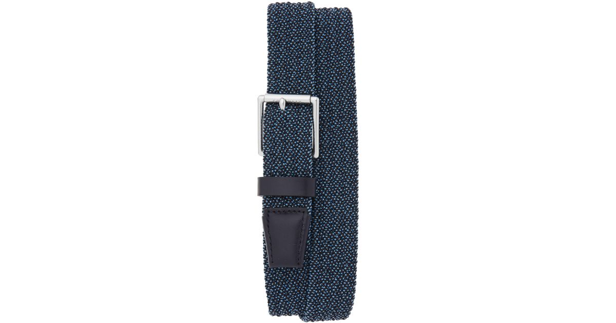 cole haan stretch weave belt