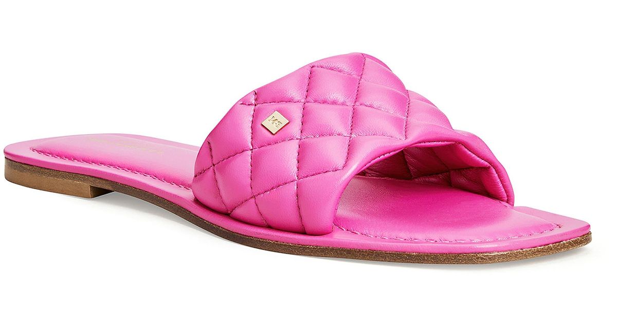 Bruno Magli Ayla Slide Sandal in Pink | Lyst