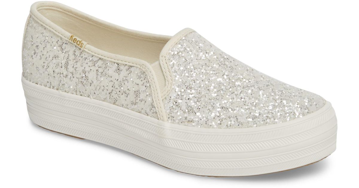kate spade keds triple decker glitter