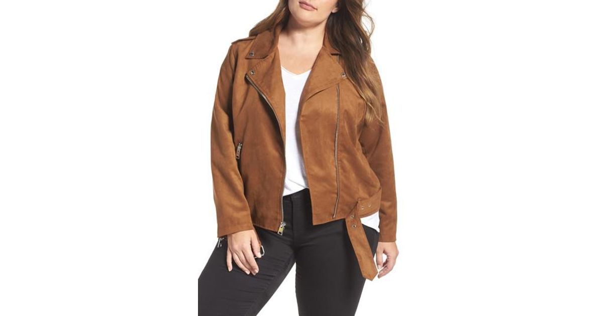 levi's faux suede moto jacket