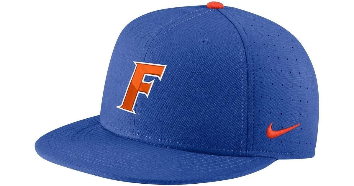 Nike Florida Gators Aero True Baseball Performance Fitted Hat At ...