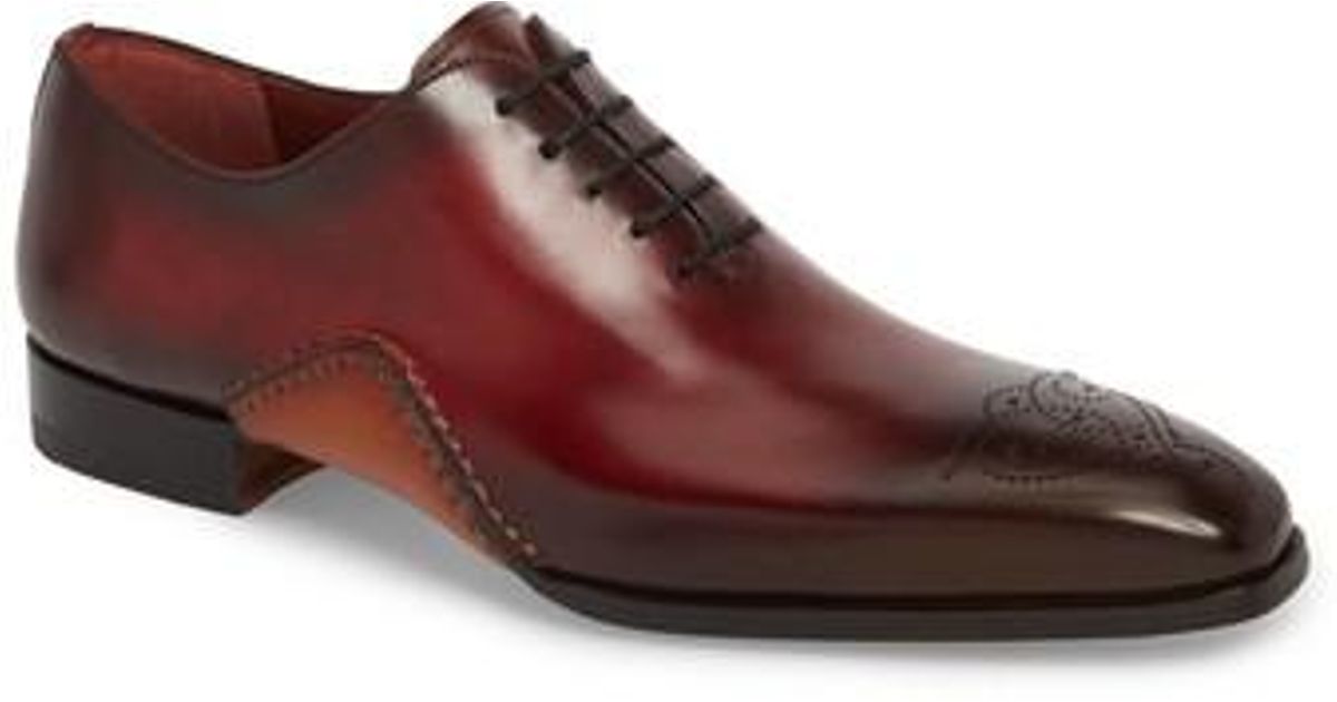 magnanni wholecut oxford shoes