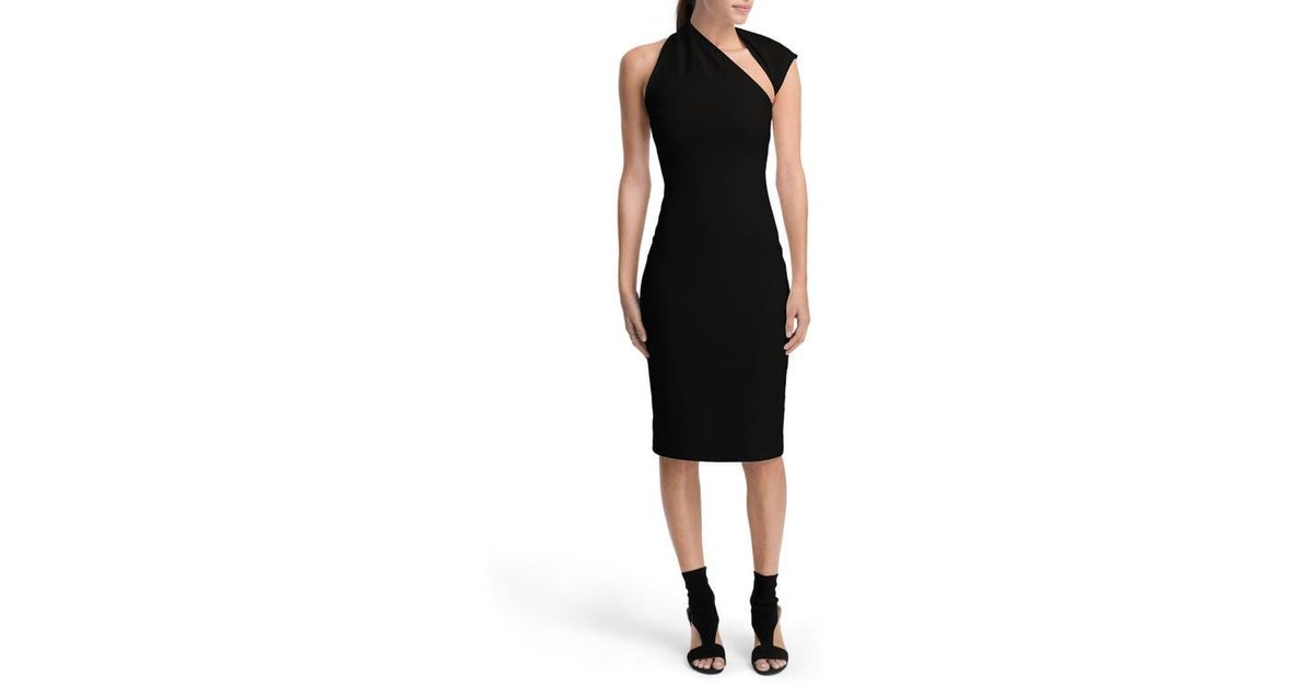 MARCELLA Manhattan Ponte Knit Midi Dress in Black | Lyst MARCELLA Manhattan Ponte Knit Midi Dress in Black | Lyst