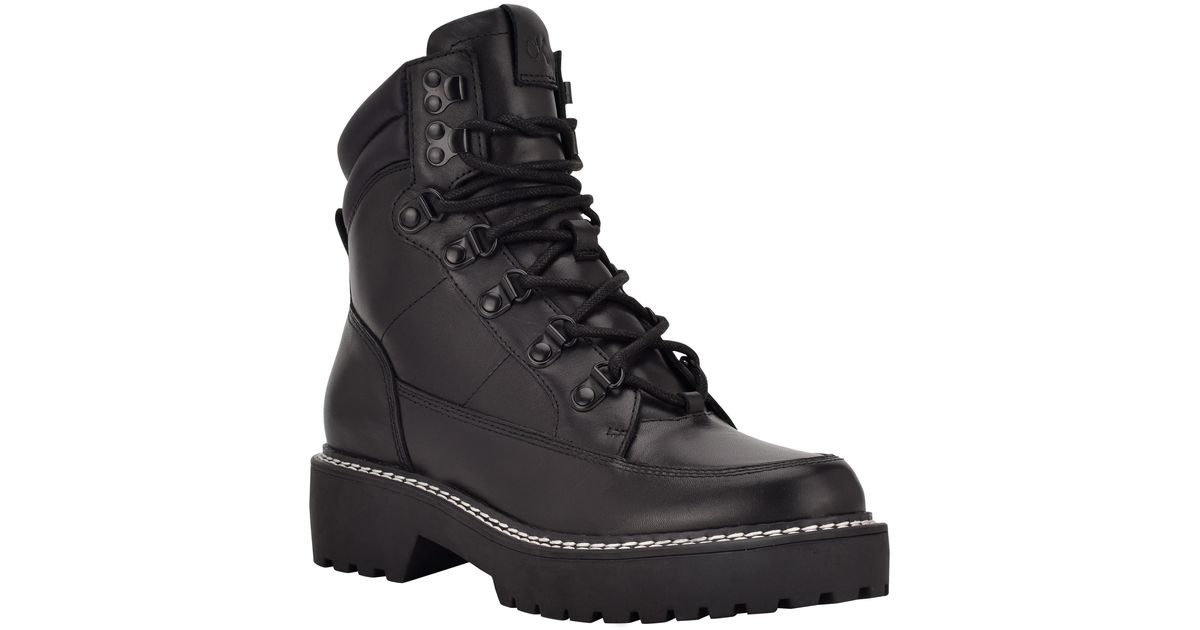 Calvin Klein Shania Boot in Black | Lyst