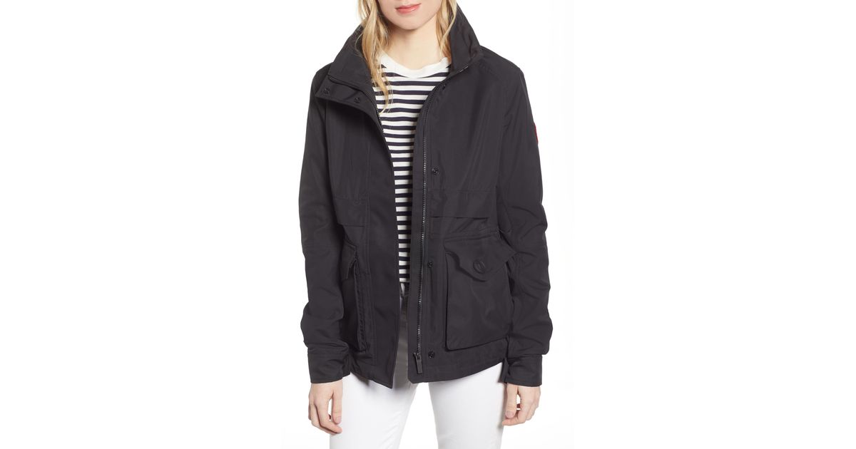 Canada Goose Elmira Windbreaker Jacket in Black Lyst