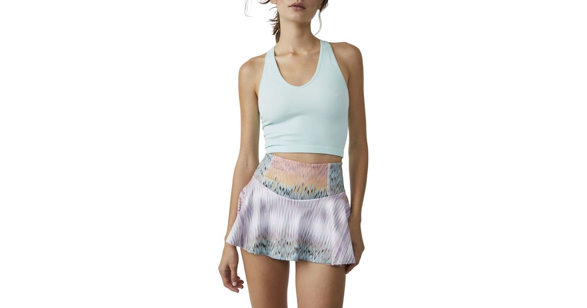 Fp Movement Free Throw Crop Tank in Blue Lyst